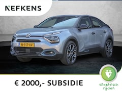 Citroën Ë-C4 - Feel 50 kWh | 18'' Lichtmetalen Velgen | Navigatie via Apple Carplay/Android Auto | Led Ko