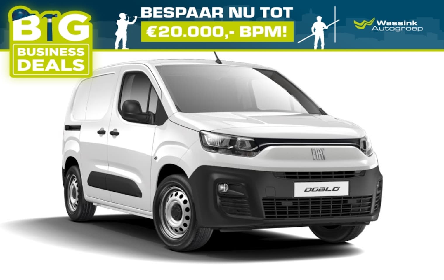 Fiat Doblò - 1.5 BlueHDI 100pk S&S L1 - AutoWereld.nl