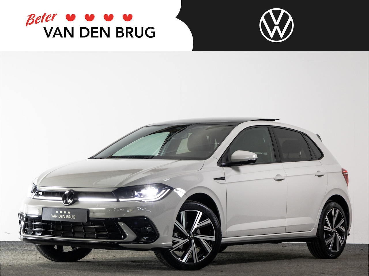 Volkswagen Polo - R-Line 1.0 TSI 95 pk AUTOMAAT | Matrix-LED | Panoramadak | 17" LM | Navigatie | Adaptieve - AutoWereld.nl