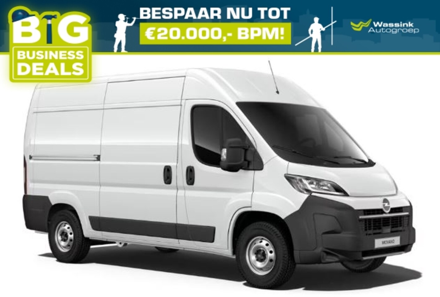 Opel Movano - Movano GB L2H2 3.5t - 2.2 BlueHDi 140 S&S AT8 - AutoWereld.nl