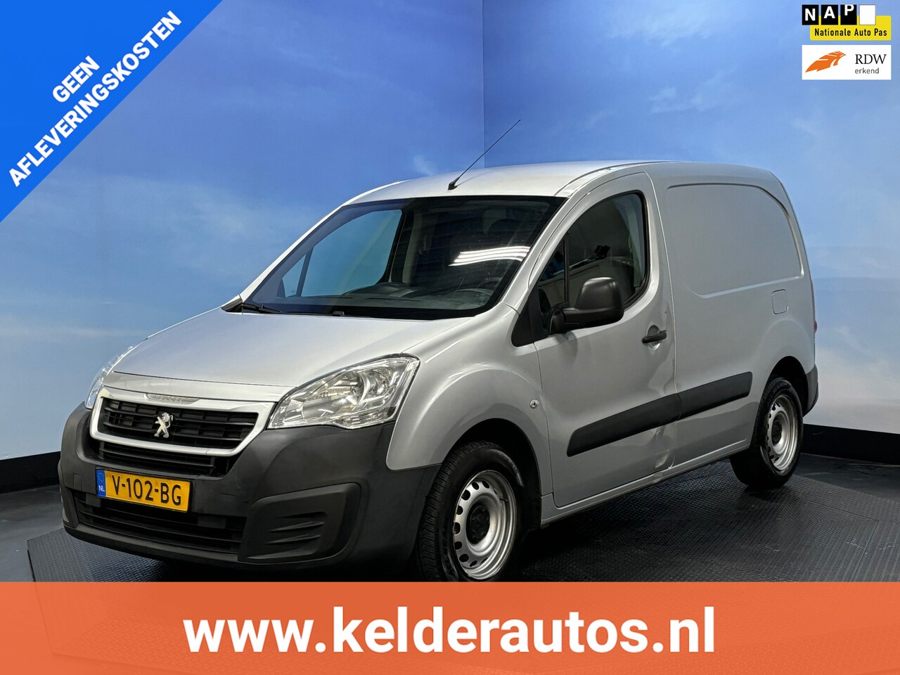 Peugeot Partner - 120 1.6 BlueHDi 75 L1 Première Airco | Cruise | PDC | Euro6 - AutoWereld.nl