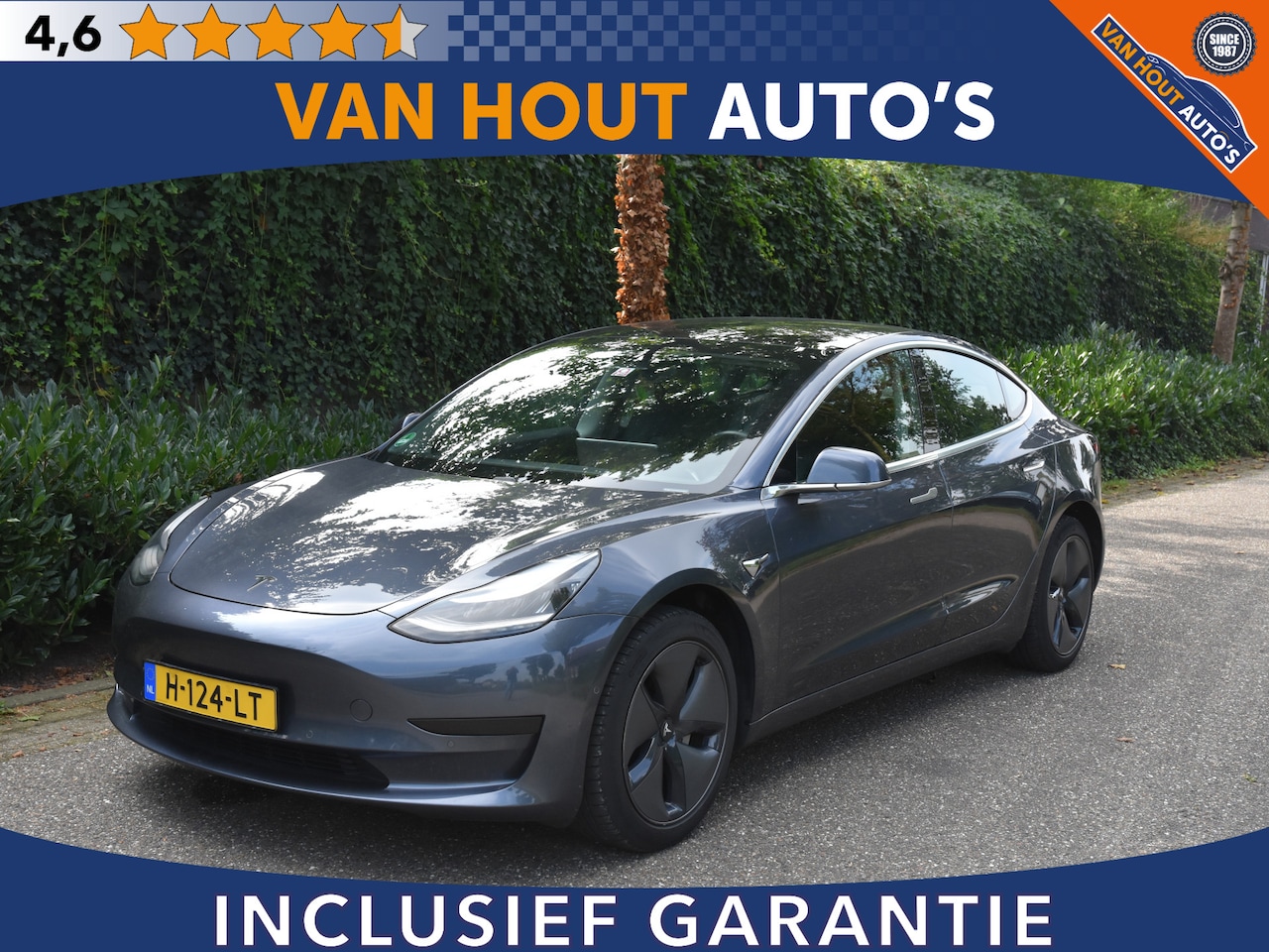 Tesla Model 3 - Standard RWD Plus 60 kWh | PANORAMA DAK | LEDER - AutoWereld.nl