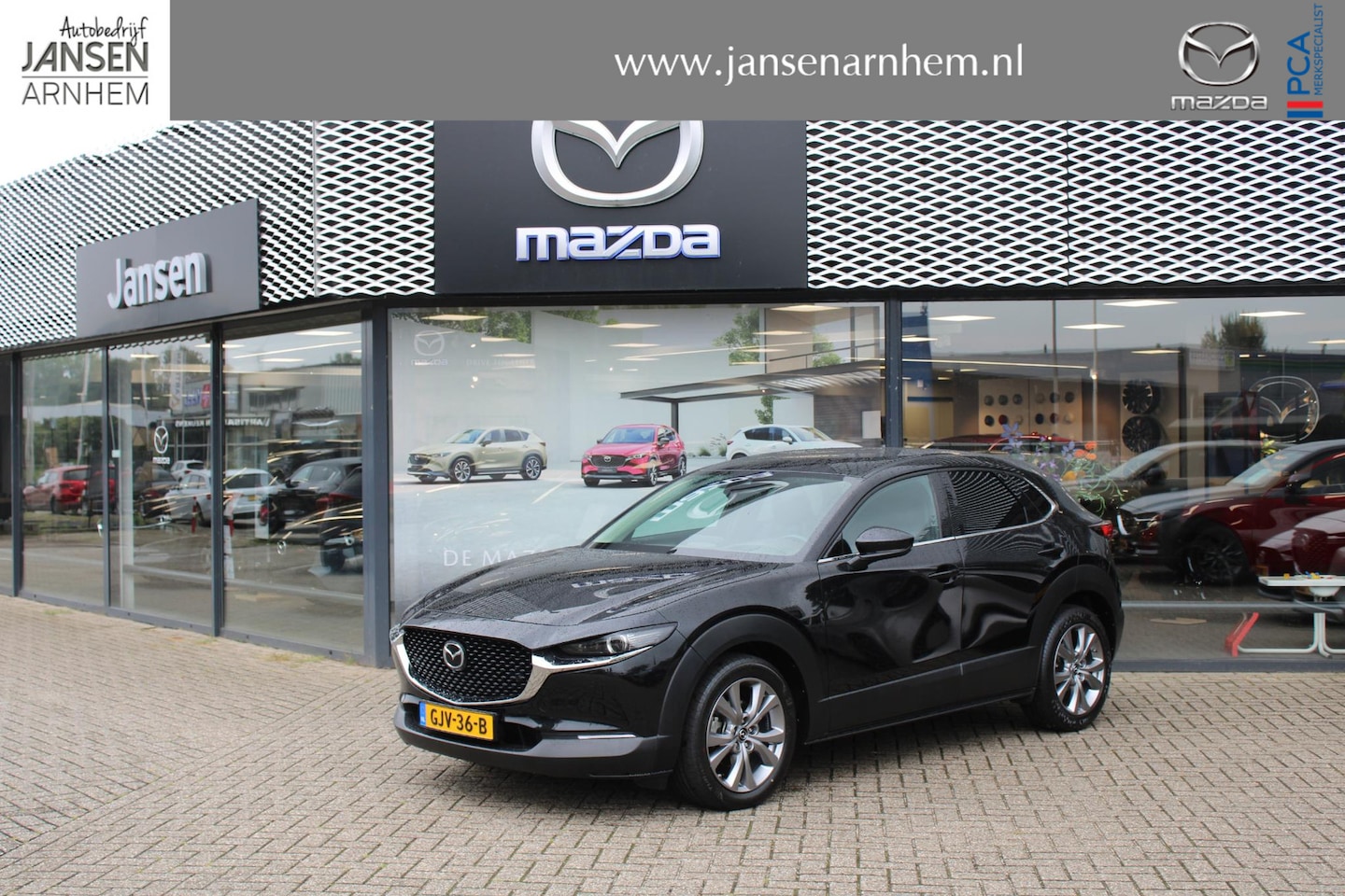 Mazda CX-30 - 2.0 e-SkyActiv G150 M Hybrid Luxury , Automaat, Leder, Adap.Cruise, HUD, LMV 18 Inch, Navi - AutoWereld.nl