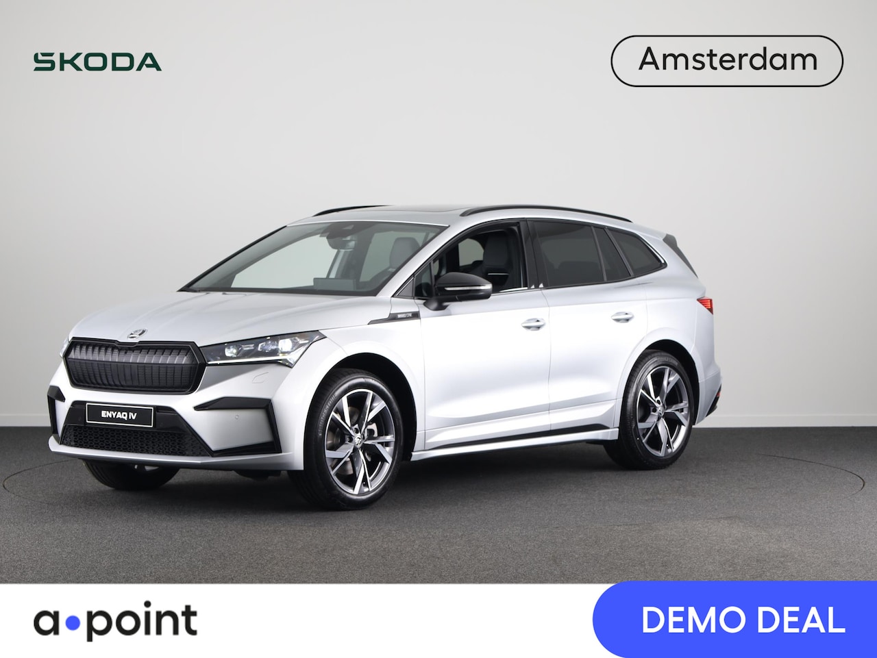 Skoda Enyaq iV - 85 Sportline Elektromotor 286 pk SUV | Panoramadak | Parkeersensoren | Navigatie | Sportst - AutoWereld.nl