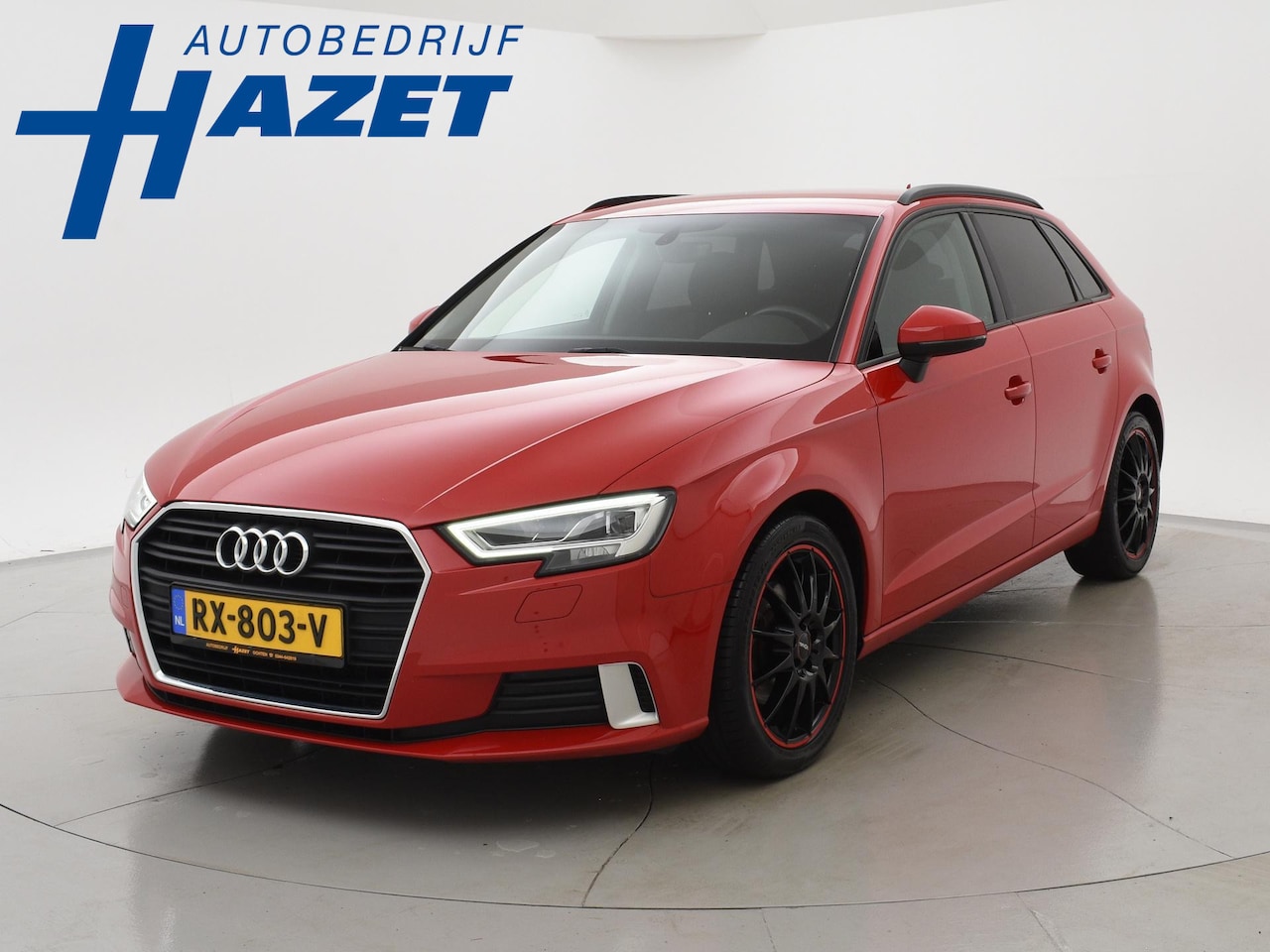 Audi A3 Sportback - 1.5 TFSI CoD 150 PK SPORT EDITION TANGOROOD METALLIC - AutoWereld.nl