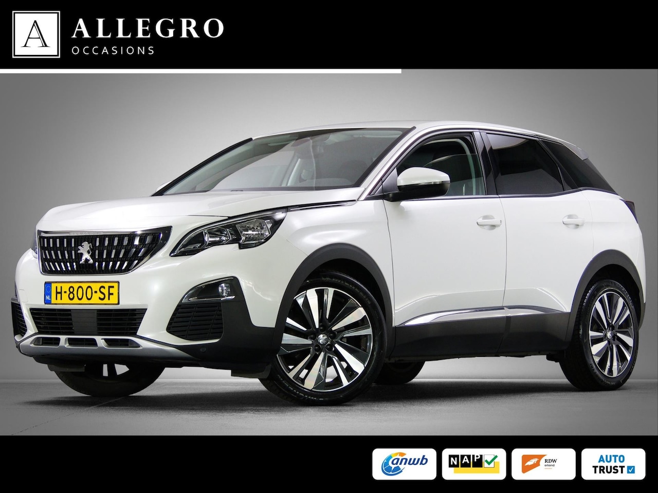 Peugeot 3008 - 1.2 PureTech Blue Lease Premium (APPLE CARPLAY / ANDROID AUTO, ACHTERUITRIJCAMERA, NAVIGAT - AutoWereld.nl