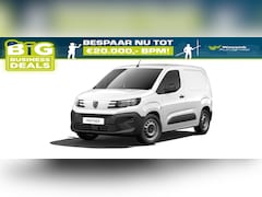 Peugeot Partner - 1.5 BlueHDi 100pk 1000 kg Fleet L1 verhoogd laadvermogen