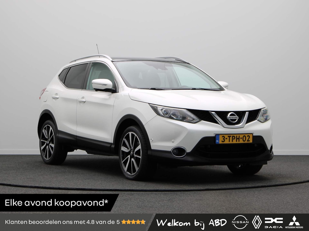 Nissan Qashqai - 1.2 Tekna | 360 Graden Camera | Led-Koplampen | Panorama Dak | Elektrisch Verstelbare Best - AutoWereld.nl