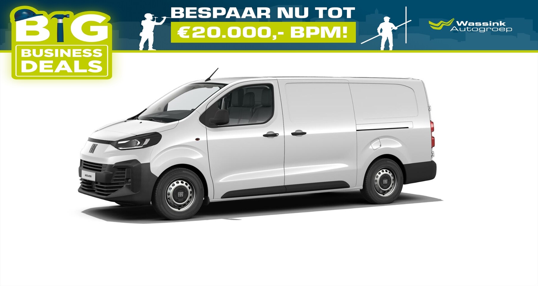 Fiat Scudo - GB 2.0 Diesel 180pk L3 Automaat | Trekhaak | Navigatie | Betimmering | - AutoWereld.nl