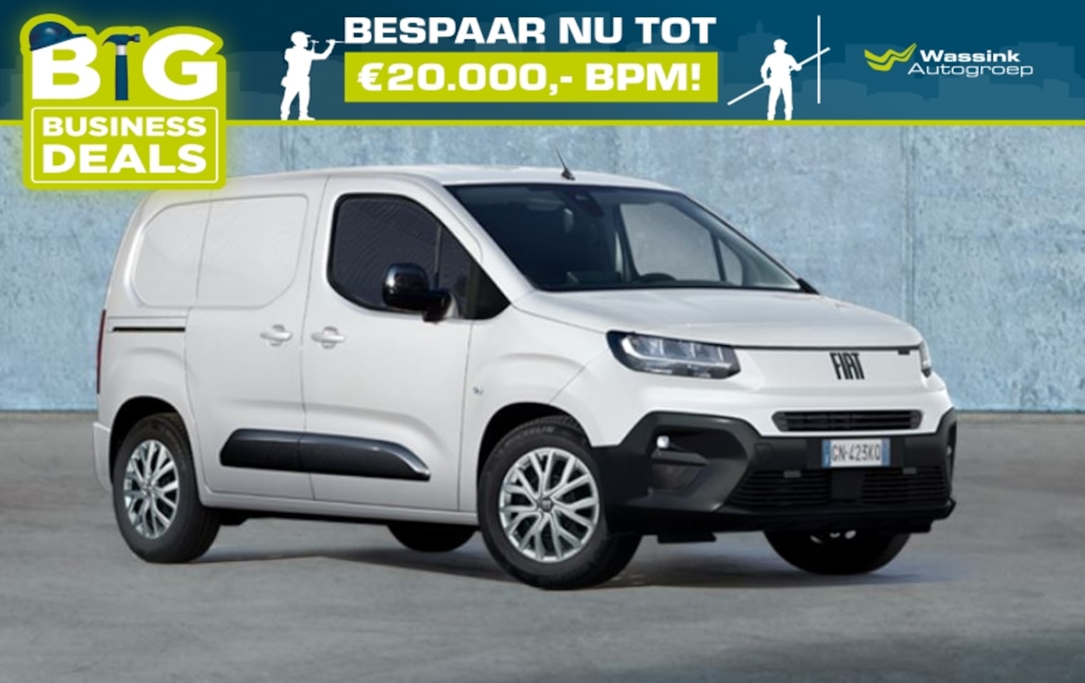 Fiat Doblò - 1.5 BlueHDi 100pk I Navi by App I Winterpack I Laadvloer en wand bekleding I Camera - AutoWereld.nl