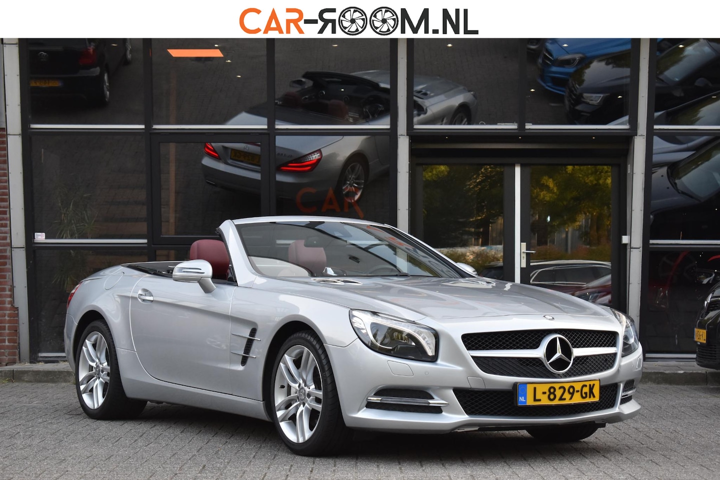 Mercedes-Benz SL-klasse Cabrio - 350 Cabrio Cruise Camera Leder Elek. Stoelen - AutoWereld.nl