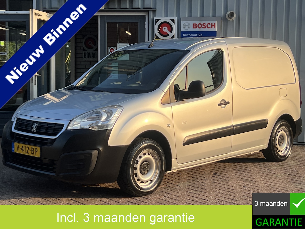 Peugeot Partner - 120 1.6 BlueHDi 75 L1 Première | PRIJS EX BTW | TREKHAAK | AIRCO | - AutoWereld.nl