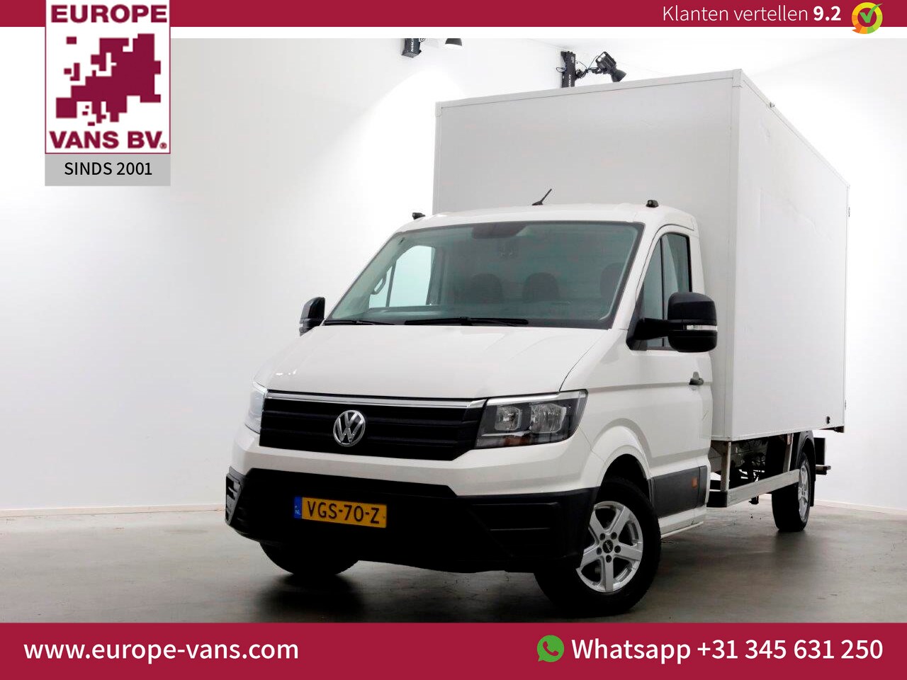 Volkswagen Crafter - 35 2.0 TDI Bakwagen met achterdeuren en zijdeur 09-2020 - AutoWereld.nl