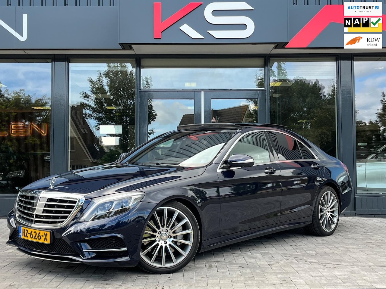 Mercedes-Benz S-klasse - 350 AMG Prestige Plus Pano Burmester 360 Camera Keyless Head Up - AutoWereld.nl