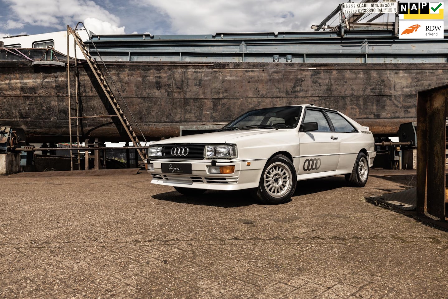 Audi Coupé - Quattro 2.2 Turbo (200pk) 1988 | MB Motor | Alpinweiß - AutoWereld.nl