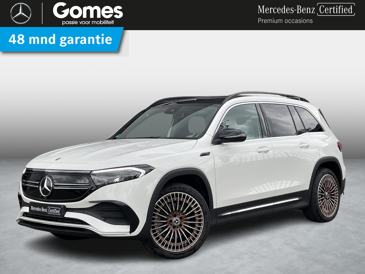 Mercedes-Benz EQB - 350 4MATIC | Grijs Leder | Panormadak - AutoWereld.nl