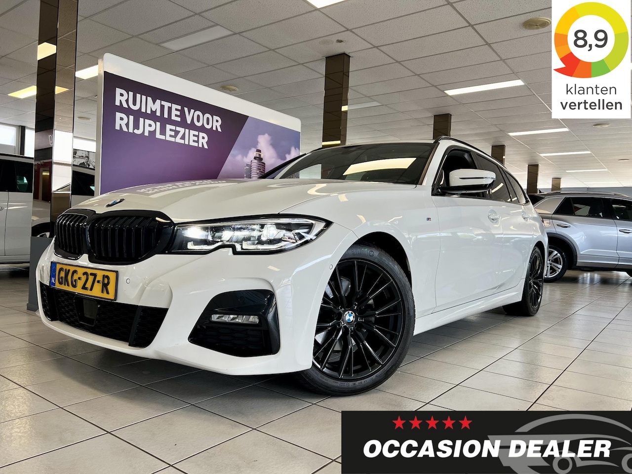 BMW 3-serie Touring - 320d xDrive M-SPORT *NAVI*APP*CAM*LM18*KEYL* - AutoWereld.nl