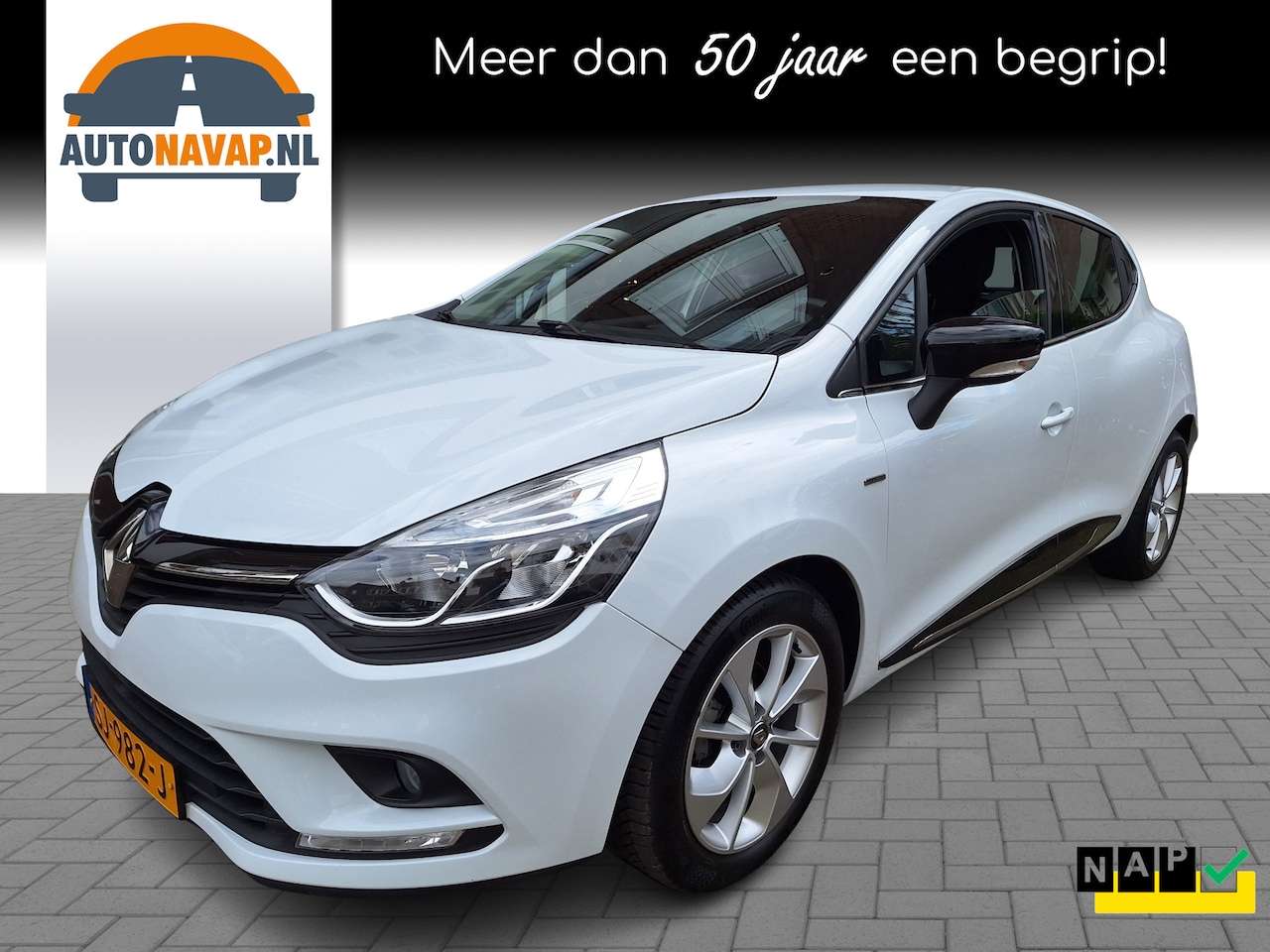 Renault Clio - 0.9 TCe Limited /Navi/Pdc/1e Eig/Airco/Cruise/Garantie - AutoWereld.nl