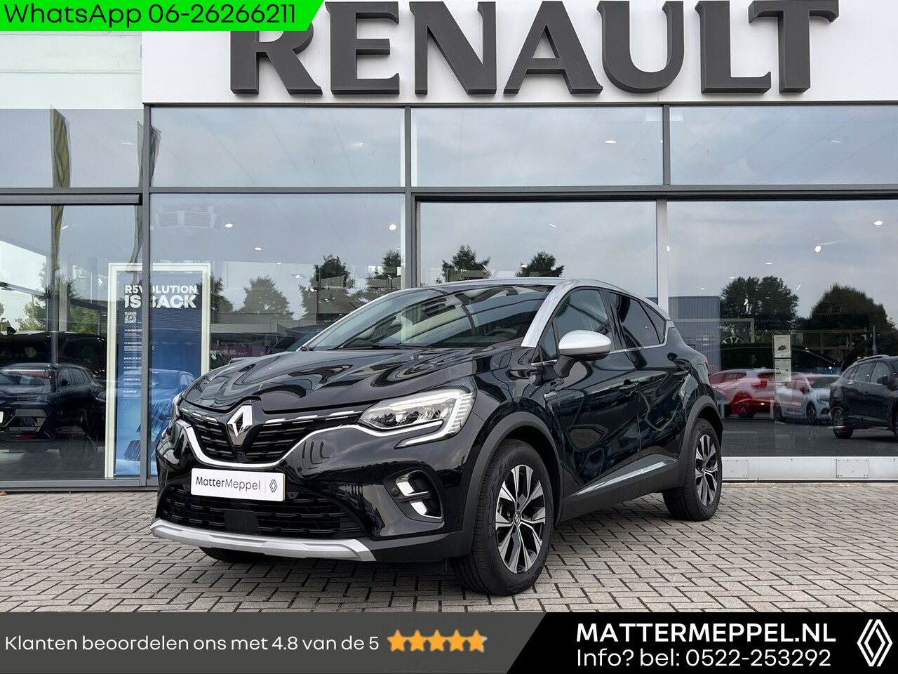 Renault Captur - 1.6 E-Tech Plug-in Hybrid 160 Techno | Camera | Verwarmbare Voorstoelen | Navigatie - AutoWereld.nl