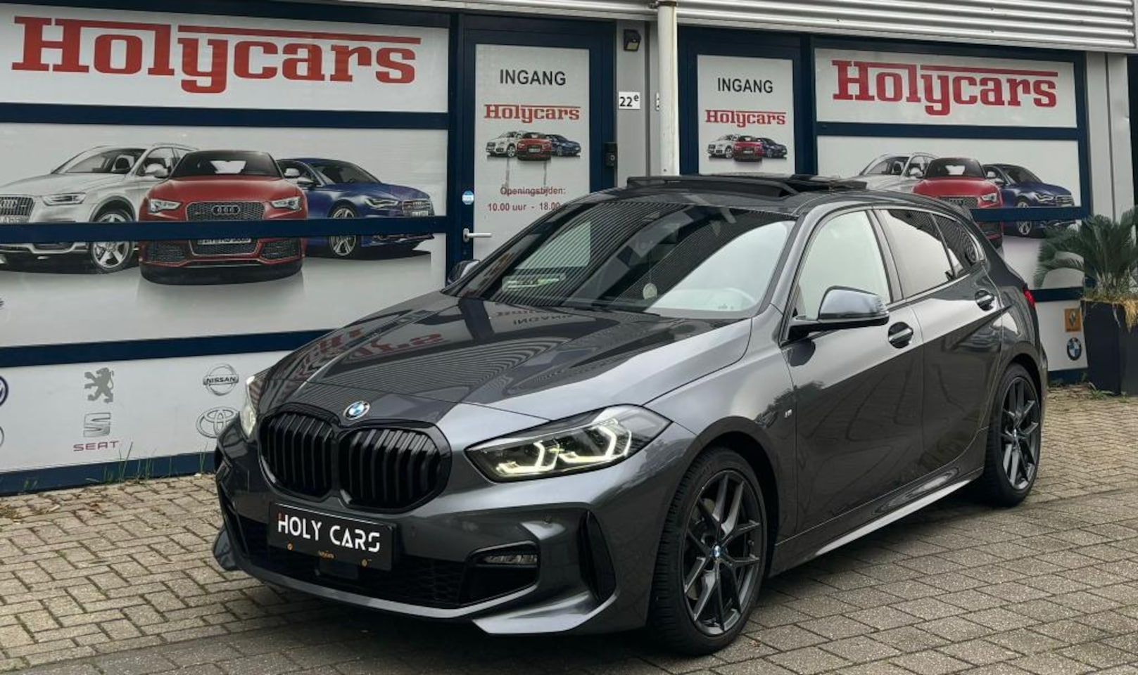 BMW 1-serie - 118i High Executive M Sport, Pano, digitaal, sfeerverlichting, Keyless. - AutoWereld.nl