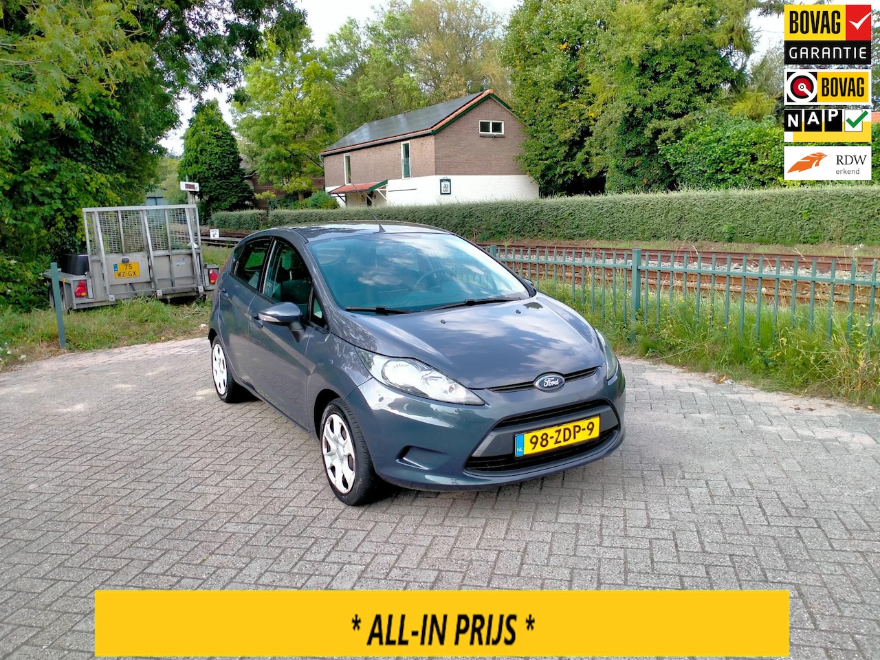 Ford Fiesta - 1.25 Champion airco 5 deurs ALLINPRIJS - AutoWereld.nl