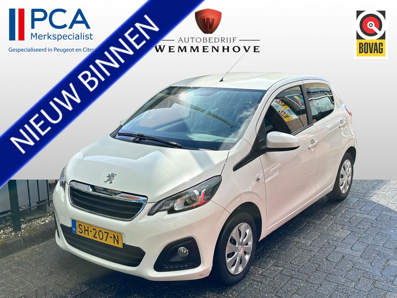 Peugeot 108 - 1.0 e-VTi Active Airco/Stuurb./El.ramen/CD/Mistl./5-Deurs - AutoWereld.nl