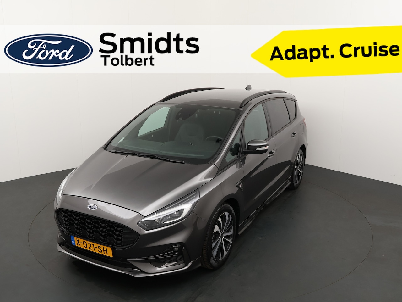 Ford S-Max - 2.5 Hybrid 190 pk ST Line | Automaat | Trekhaak | Leder | Adapt. cruise | 1.750KG trekgewi - AutoWereld.nl