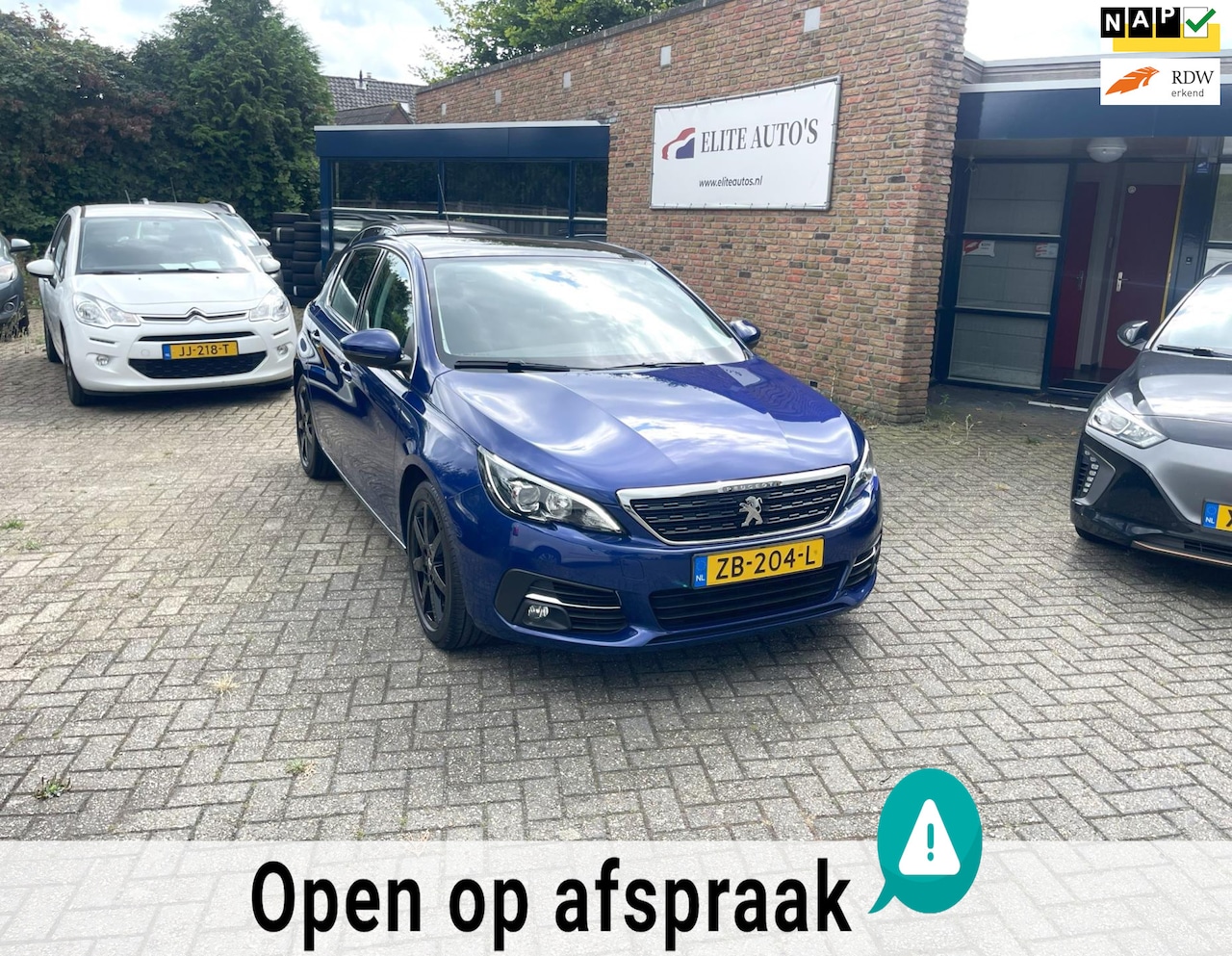 Peugeot 308 - /zeer mooie en dealer onderhouden/airco/navi/panorama-dak/lage km+nap/Apk 12-2025!! - AutoWereld.nl