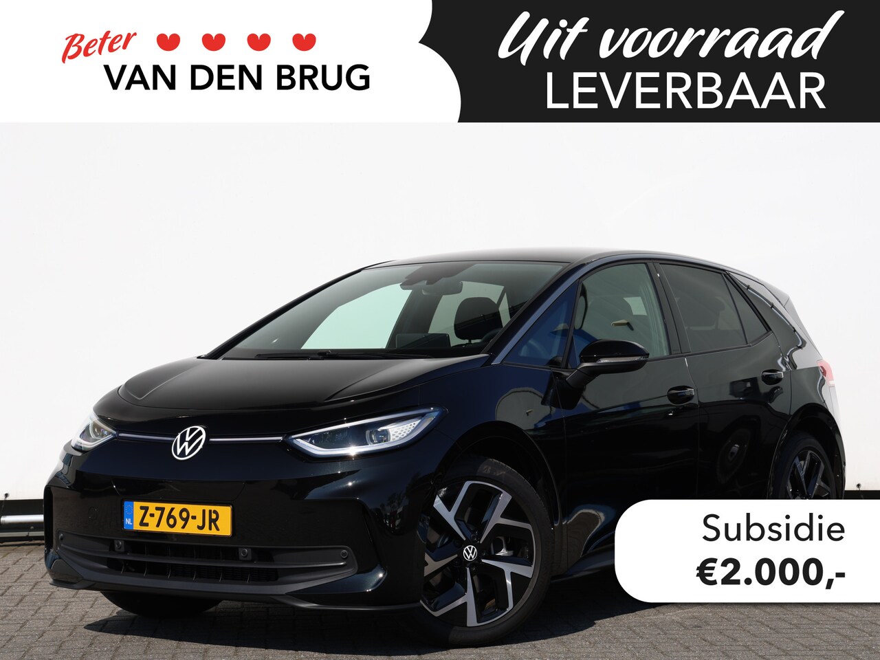 Volkswagen ID.3 - Pro Business 58 kWh Navigatie | LED Matrix | 19" Wellington - AutoWereld.nl