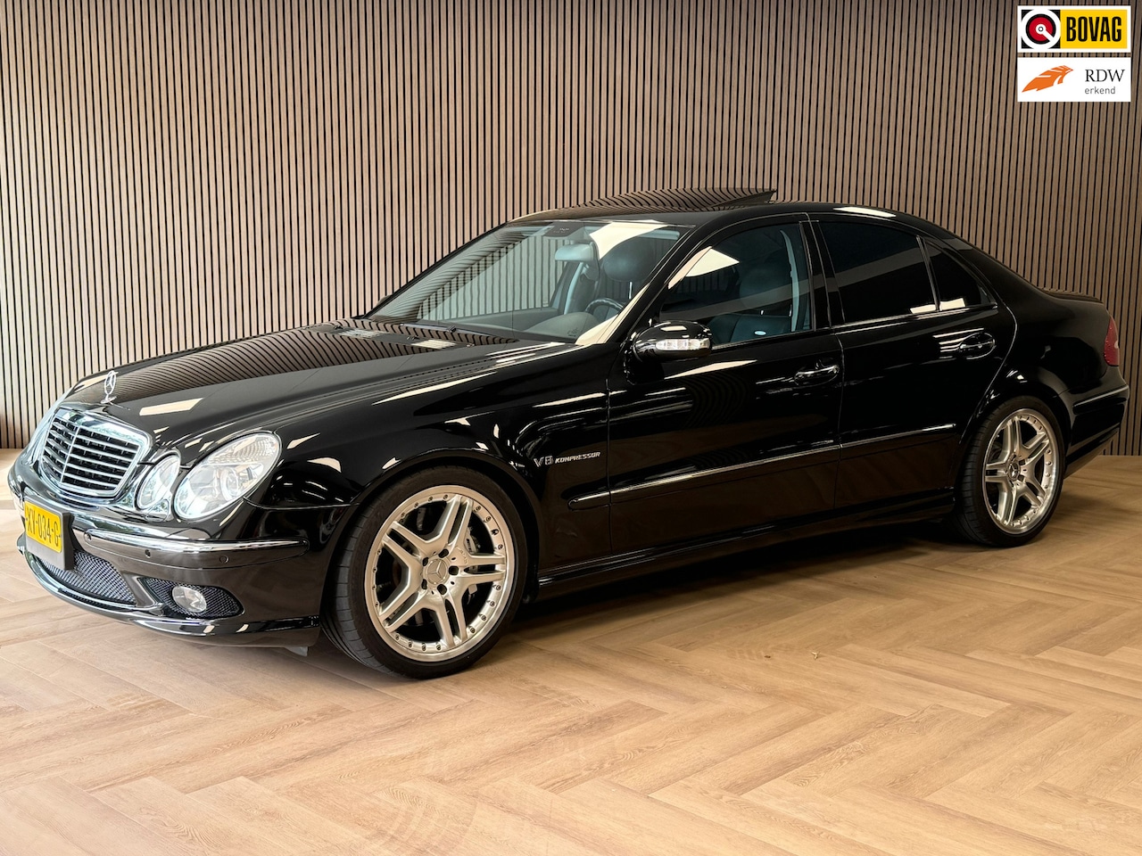 Mercedes-Benz E-klasse - AMG 55 Aut. V8 Kompressor *60.351KM* YOUNGTIMER AIRCO PDC LEDER SCHUIF/KANTELDAK - AutoWereld.nl