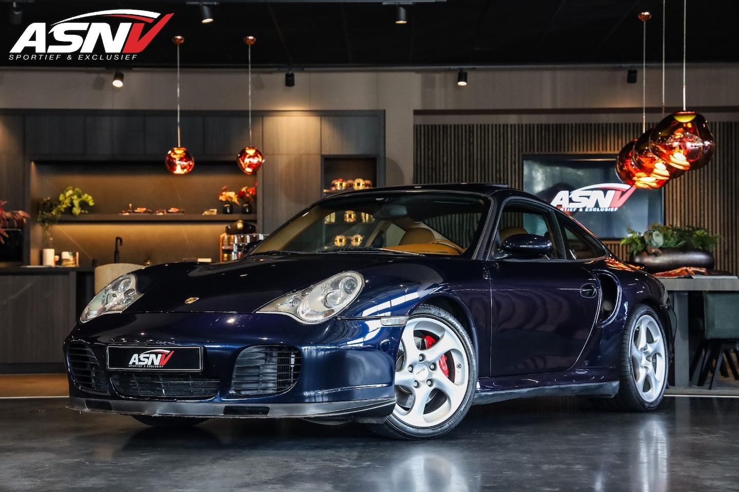 Porsche 911 - 996 3.6 Coupé Turbo, 420 pk, Nacht/Blau, Schuifak, Bose, Xenon, Full/History, BTW, 87DKM!! - AutoWereld.nl