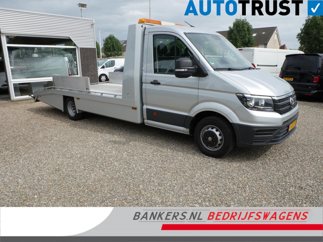 Volkswagen Crafter - 2.0TDI 180PK, Dubbel Lucht, Airco, Tijhof opbouw, Oprijauto, Autotransporter - AutoWereld.nl