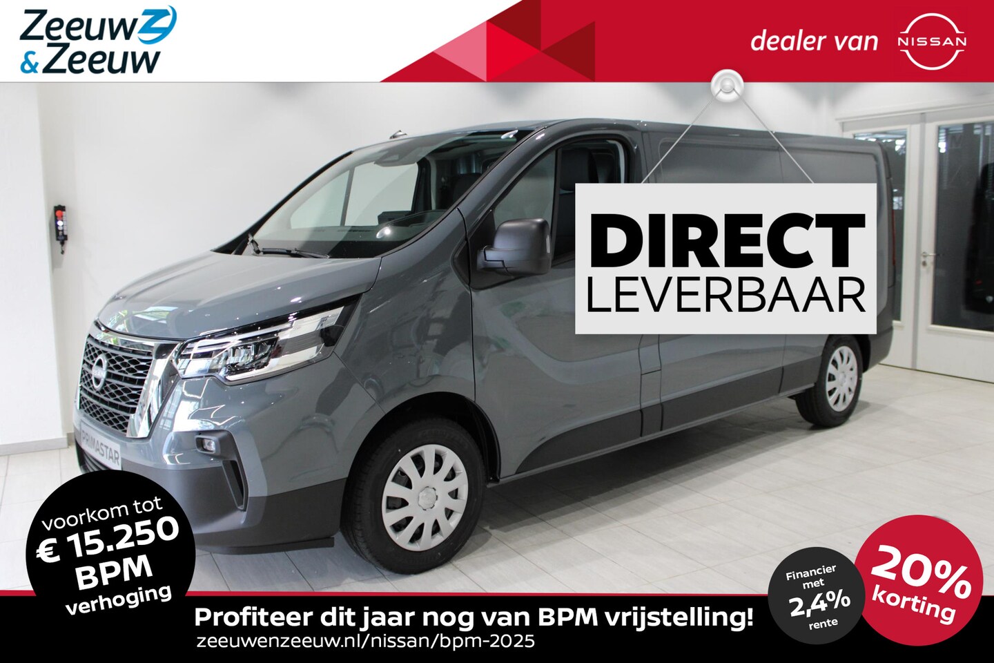 Nissan Primastar - 2.0 dCi L2H1 N-Connecta | 170 PK | AUTOMAAT | 20% korting | SCHUIFDEUR LINKS EN RECHTS | T - AutoWereld.nl