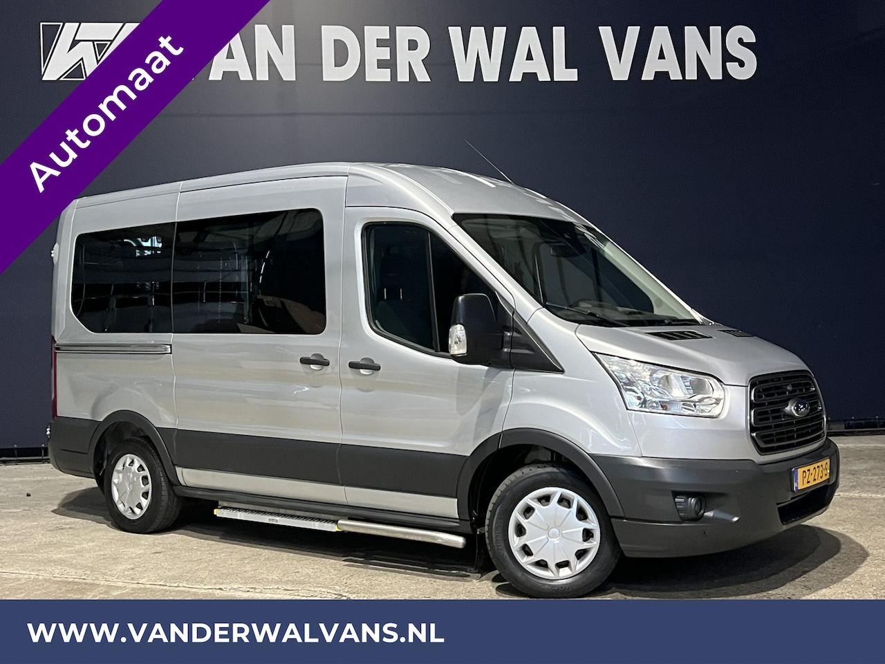 Ford Transit Kombi - 2.0 TDCI Automaat L2H2 9 Zits Personenbus Rolstolvervoer Euro6 Airco | LED Cruisecontrol, - AutoWereld.nl