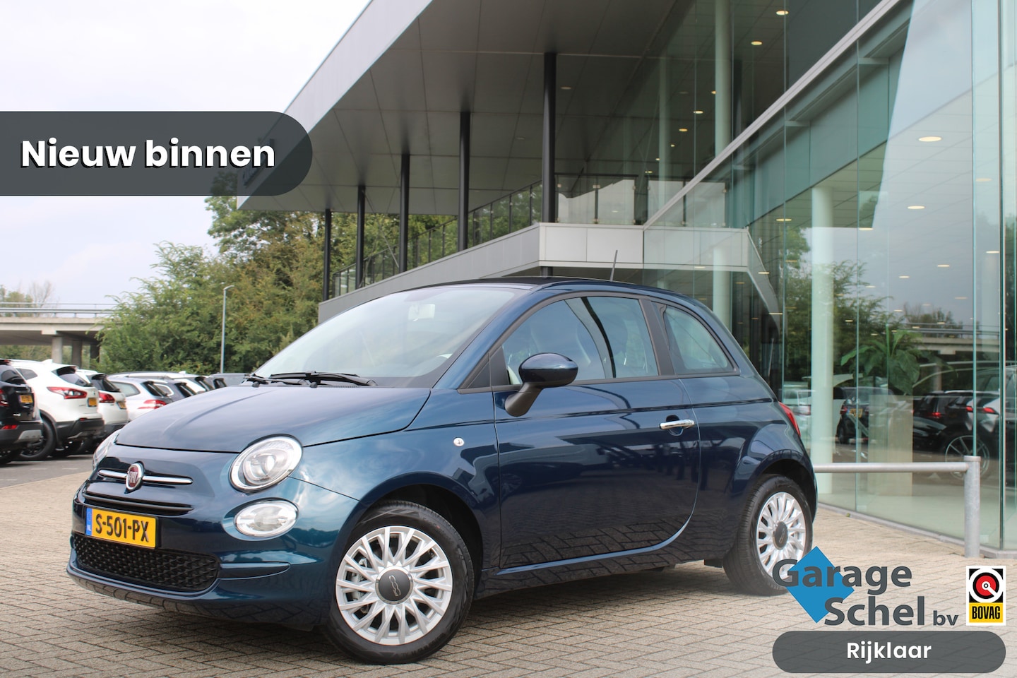 Fiat 500 - 1.0 Hybrid Cult 70pk - Airco - Cruise - Navigatie - PDC achter - Rijklaar - AutoWereld.nl