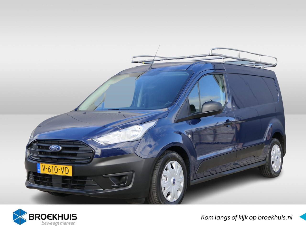 Ford Transit Connect - 1.5 EcoBlue L2 | LENGTE 2 | Imperiaal | Trekhaak | Bluetooth | Airco | Cruise control | Sc - AutoWereld.nl