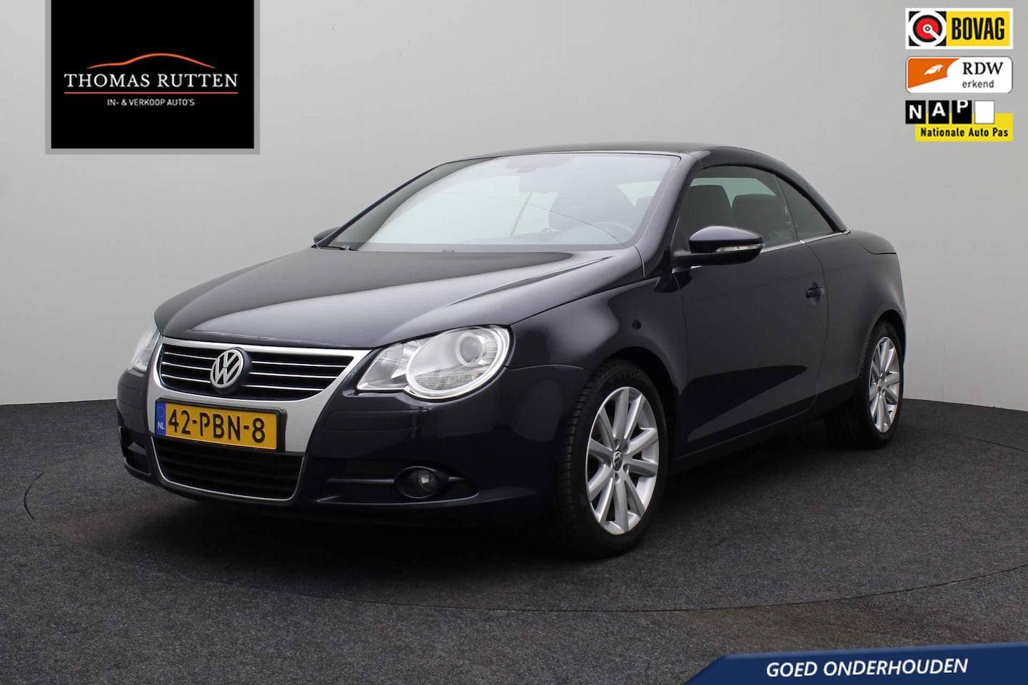 Volkswagen Eos - 1.4 TSI Highline BlueMotion Cabrio 2011 | Goed Onderhouden | Airco | Cruise Control | Schu - AutoWereld.nl