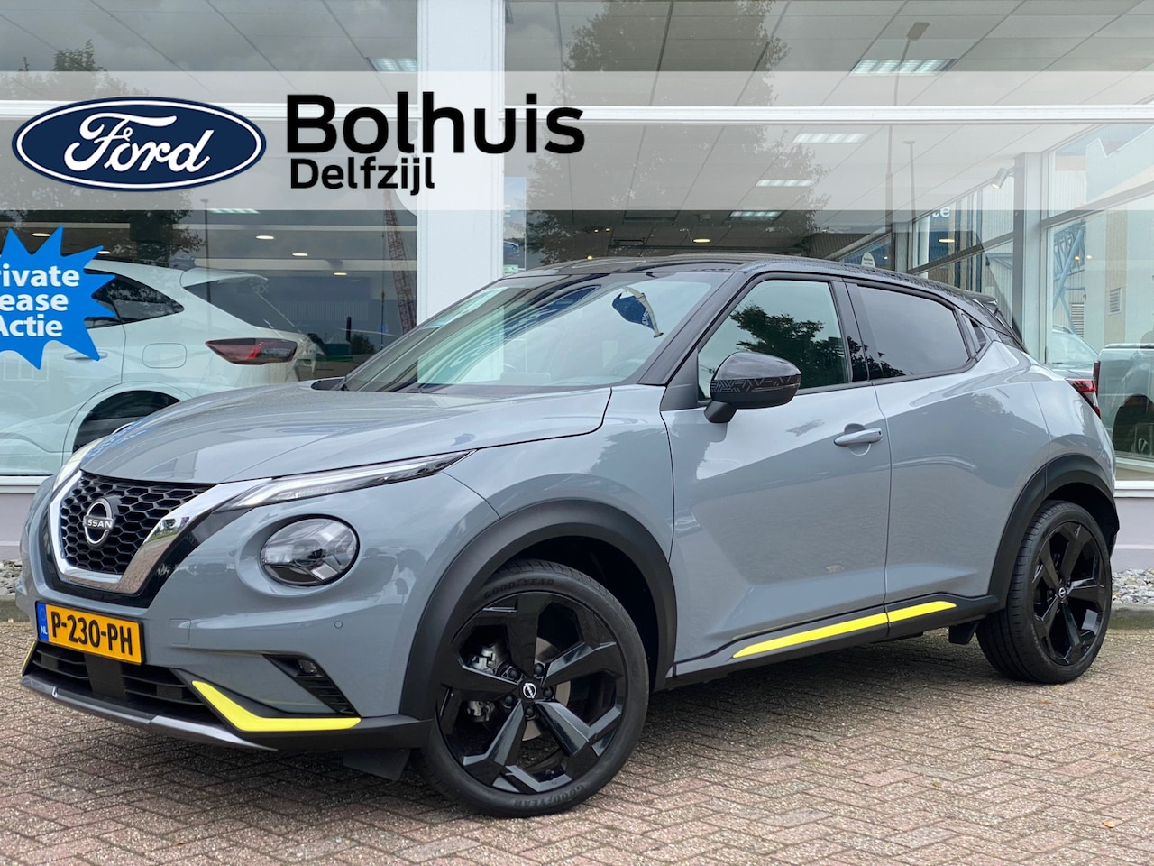 Nissan Juke - Kiiro DIG-T 115 pk | Camera | LED | Navi | 19" | Stoelverw. | Voorruitverw. | Apple Carpla - AutoWereld.nl