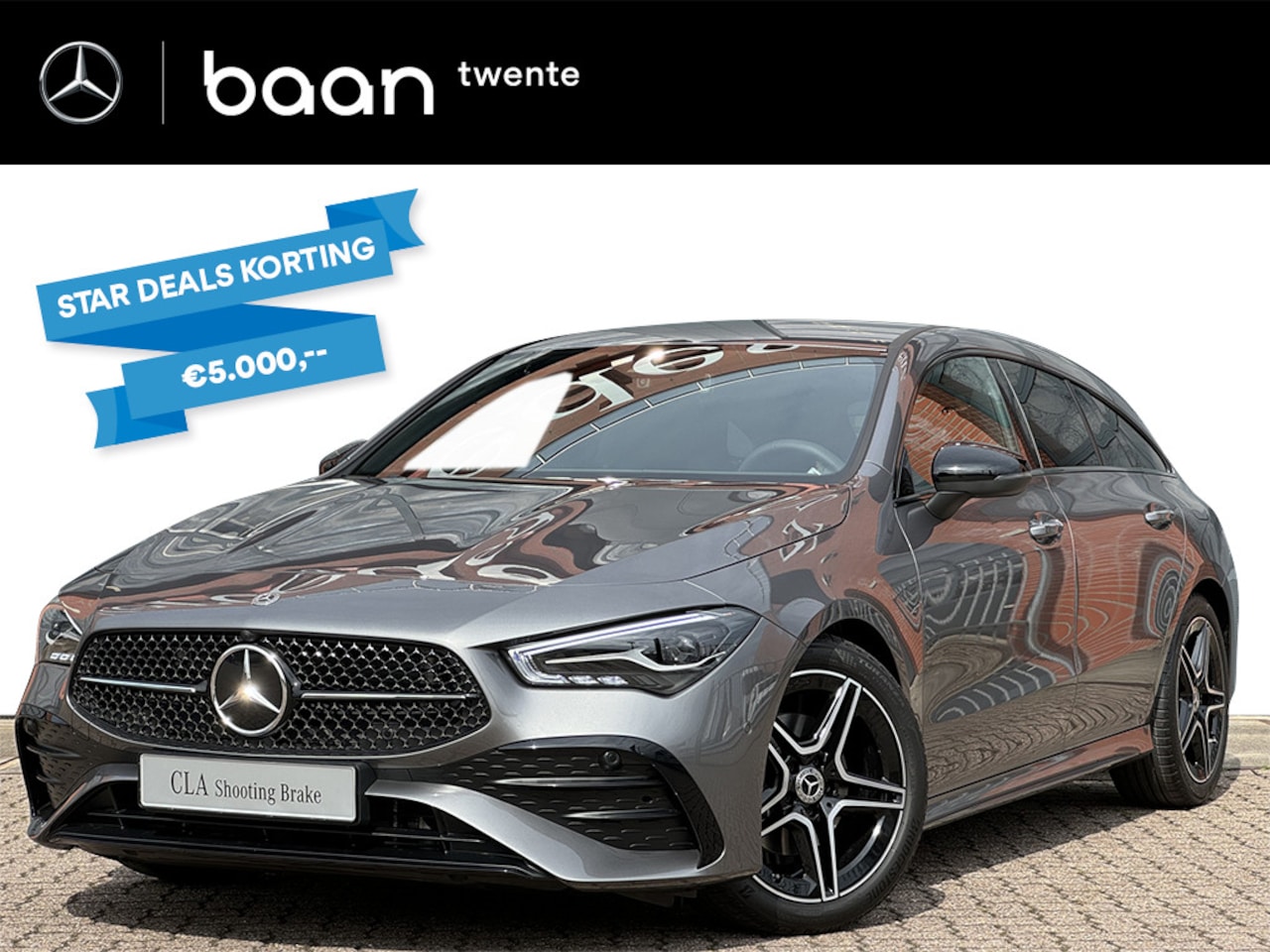 Mercedes-Benz CLA-klasse Shooting Brake - 180 Star Edition Automaat | € 5.000,-- Star Deals korting | AMG Line | Achteruitrijcamera - AutoWereld.nl