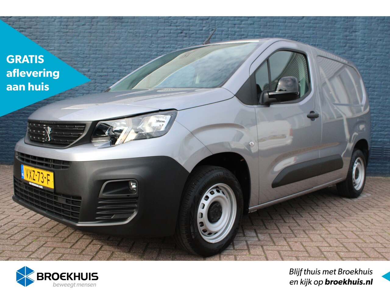 Peugeot Partner - 1.5 BlueHDi 100pk S&S L1 | Navi by app | Airconditioning | Cruise control | - AutoWereld.nl