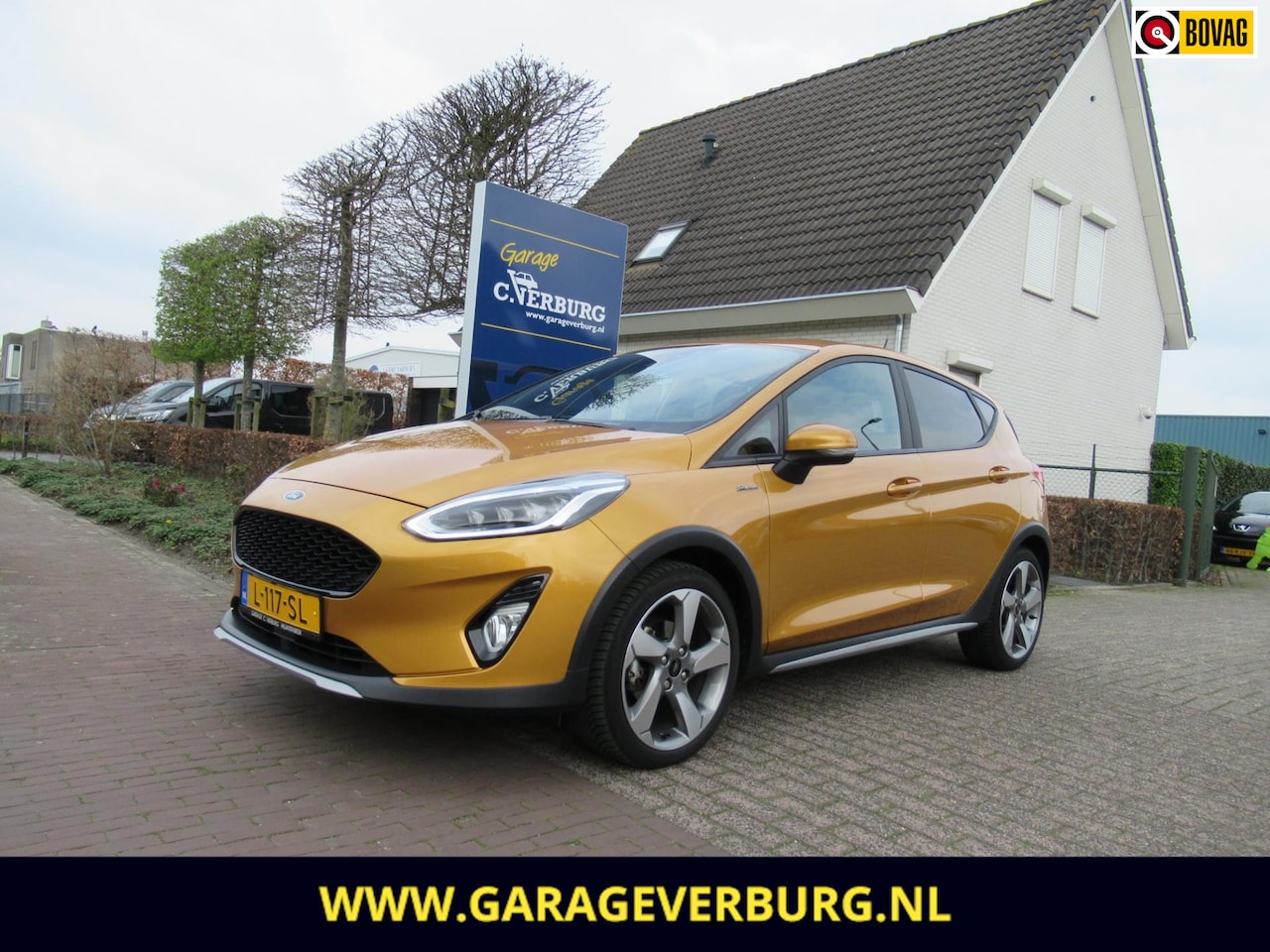 Ford Fiesta - 1.0 EcoBoost ACTIVE 125 Pk (Navi,Camera,Adapt.Cruise,PDC,1/2Leer,B&O geluid,Stoelverwarmin - AutoWereld.nl