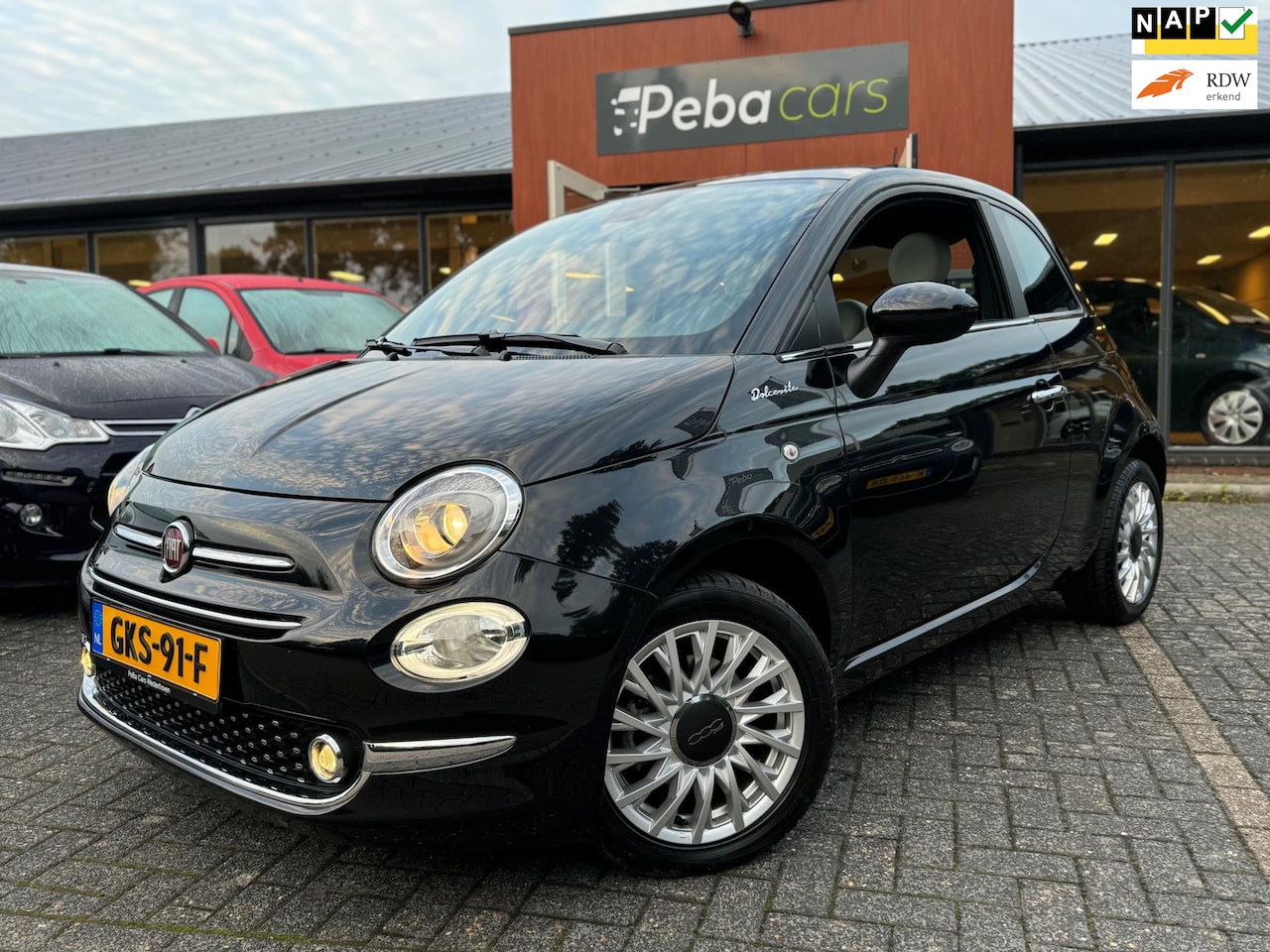 Fiat 500 - 1.0 Hybrid Dolcevita*Panoramadak*Cruise Control*Apple Carplay*Half Leer. - AutoWereld.nl