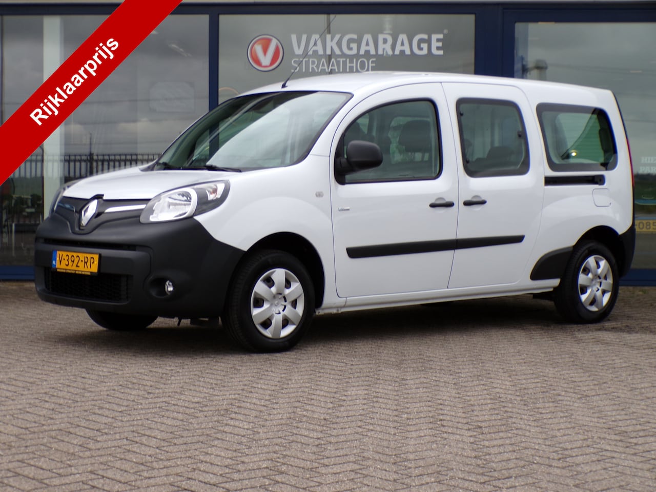 Renault Kangoo - Z.E. Maxi Z.E. Maxi, Airconditioning / Cruise control / Parkeersensoren / Bluetooth - AutoWereld.nl