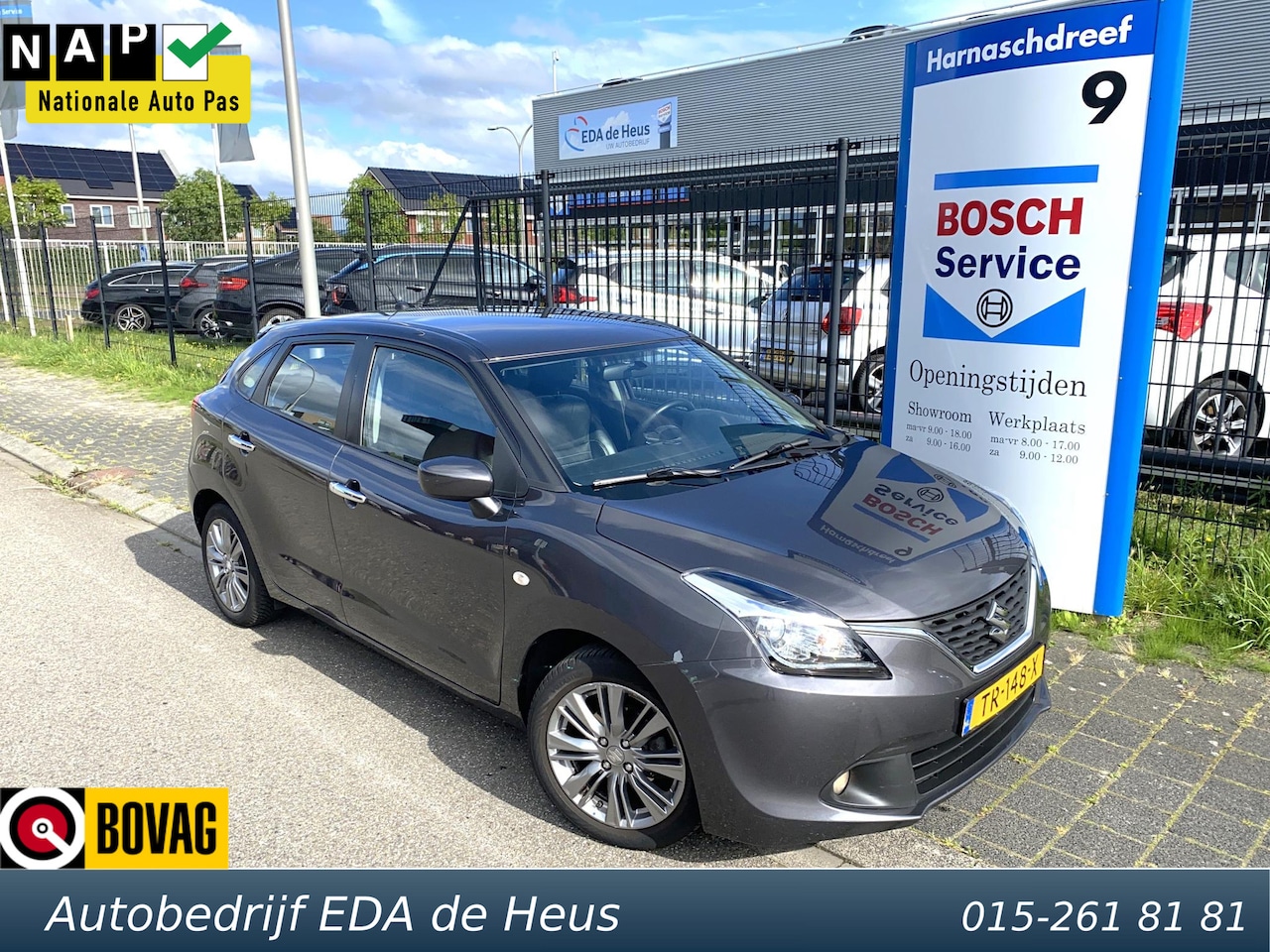 Suzuki Baleno - 1.2 Dualjet CVT-Automaat Exclusive NL-auto met o.a. airco, lm velgen, kunstleer, bluetooth - AutoWereld.nl