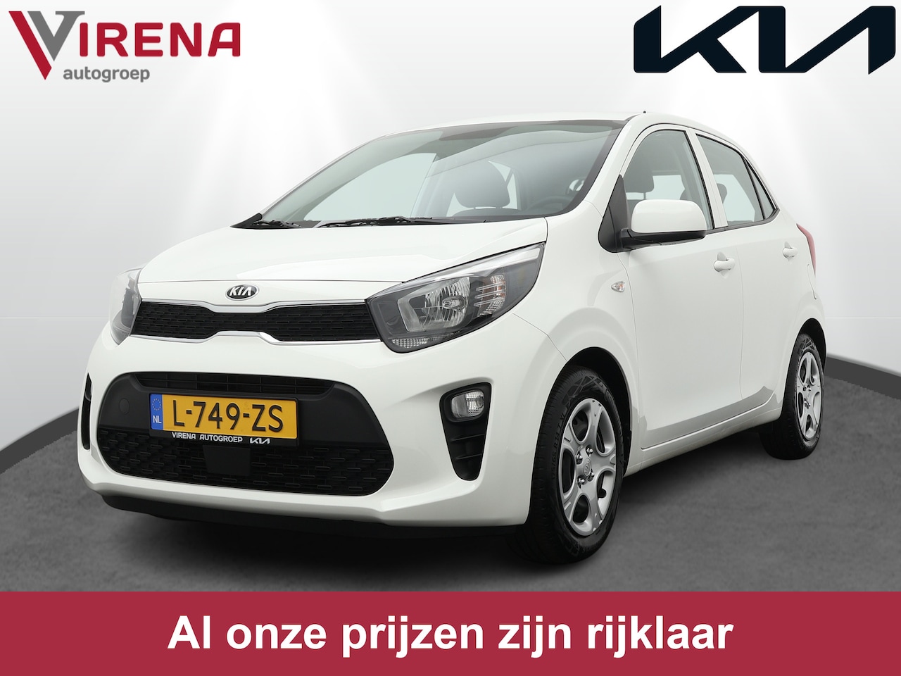 Kia Picanto - 1.0 DPi ComfortLine - Radio - Bluetooth - Airco - Cruise Control - Fabrieksgarantie tot 10 - AutoWereld.nl