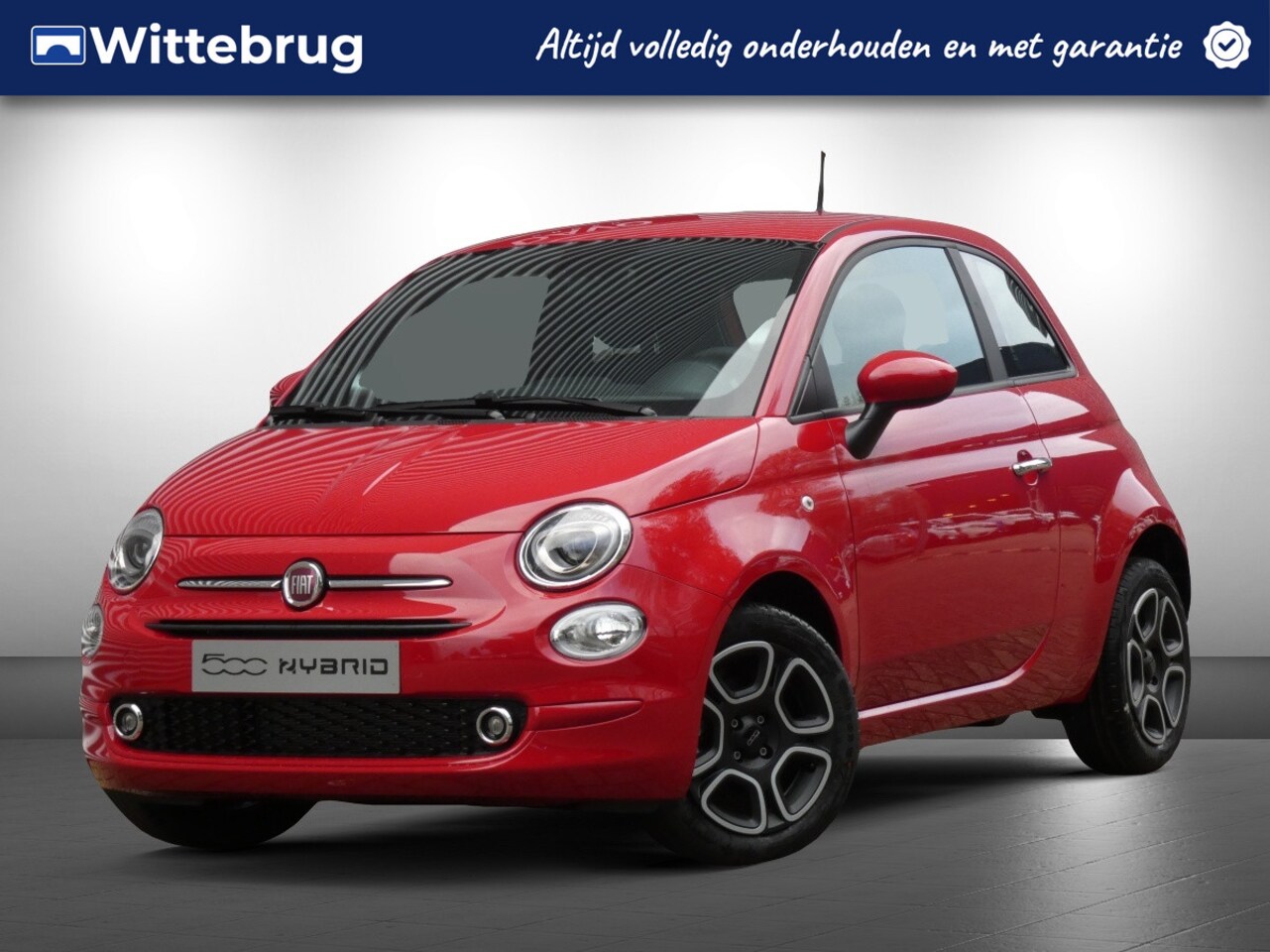 Fiat 500 - 1.0 70PK Hybrid Club ! Airco & Apple Car Play ! - AutoWereld.nl