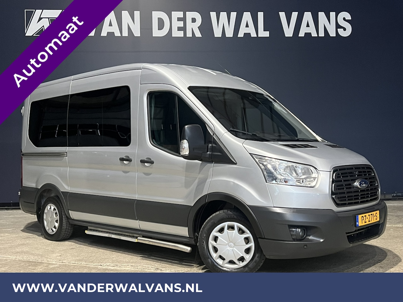 Ford Transit Kombi - 2.0 TDCI Automaat L2H2 9 Zits Personenbus Rolstolvervoer Euro6 Airco | LED Cruisecontrol, - AutoWereld.nl