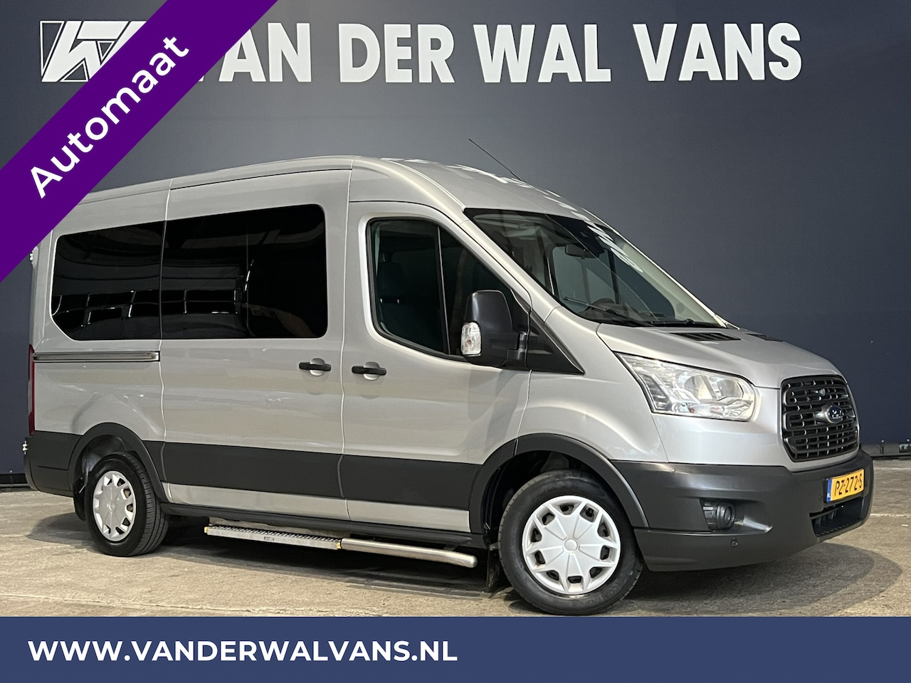 Ford Transit Kombi - 2.0 TDCI Automaat L2H2 9 Zits Personenbus Rolstolvervoer Euro6 Airco | LED Cruisecontrol, - AutoWereld.nl