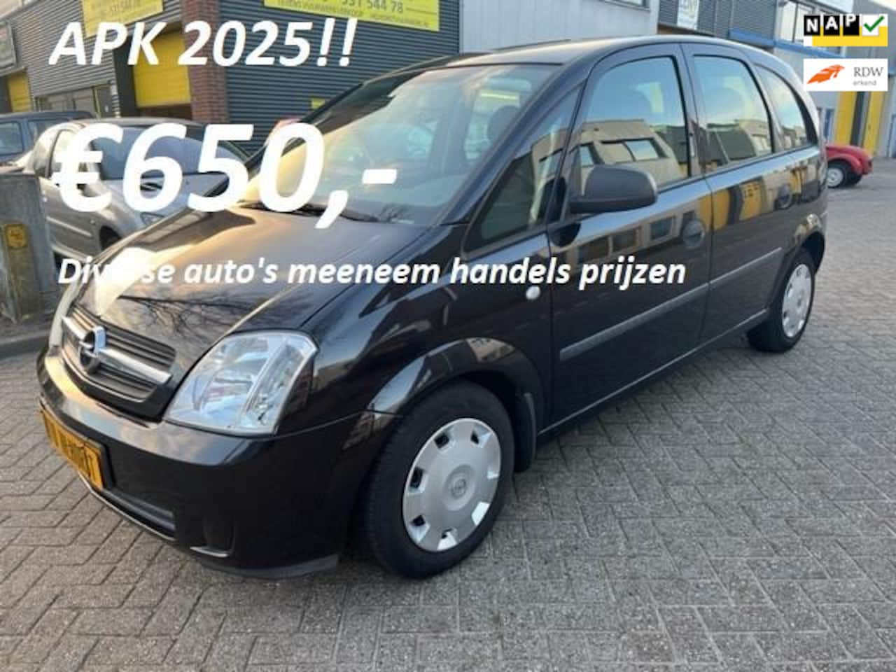 Opel Meriva - 1.6 Essentia / goedkope auto apk 2025!! meeneem prijs!! - AutoWereld.nl