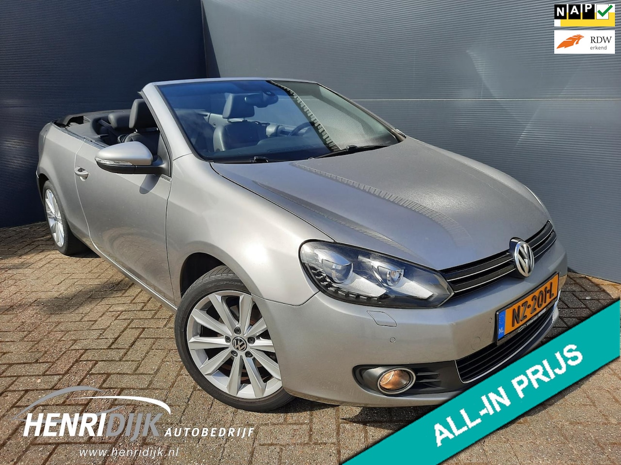 Volkswagen Golf Cabriolet - 1.2 TSI BlueMotion Xenon / Leder / LED / Navi - AutoWereld.nl